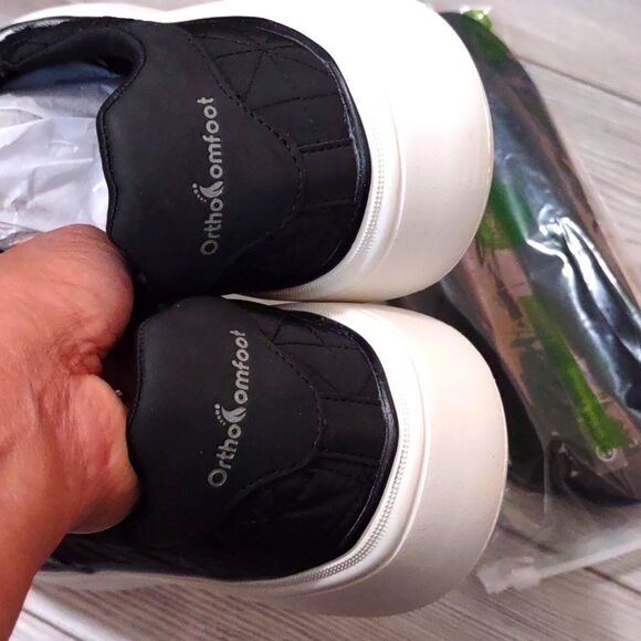 (S-3771) Orthocomfoot Women's Slip On Shoes with Arch Support Sz 39 (8.5) - Picture 14 of 15